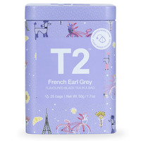 T2 Teabags x25 Gift Tin - French Earl Grey