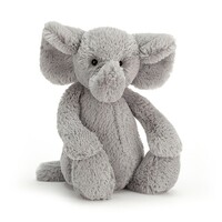 Jellycat Elephant - Bashful Light Grey - Medium