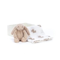 Jellycat Bashful Beige Bunny - Gift Set