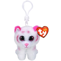 Beanie Babies - Tabor the Pink and White Tiger Clip On