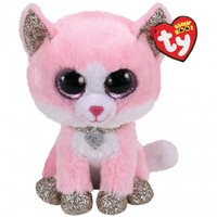 Beanie Boos - Fiona the Pink Cat Medium