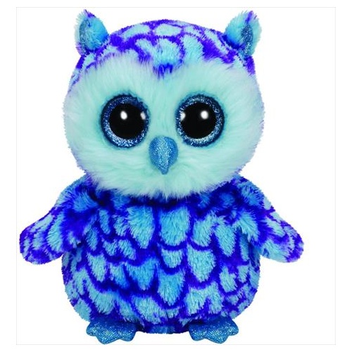 Beanie Boos - Oscar the Blue Owl Medium
