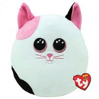 Beanie Boos Squish-a-Boo - Muffin the Pink and White Cat 10"