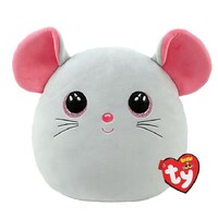 Beanie Boos Squish-a-Boo - Catnip The Grey Mouse 10"