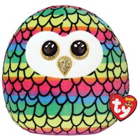 Beanie Boos Squish-a-Boo - Owen the Multicolour Owl 10"