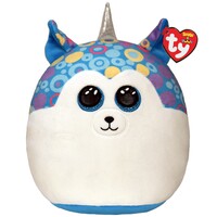 Beanie Boos Squish-a-Boo - Helena the Blue Husky with Horn 10"