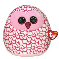 Beanie Boos Squish-a-Boo - Pinky Pink Owl 10"