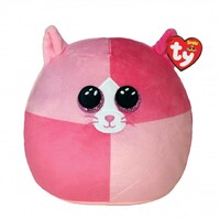 Beanie Boos Squish-a-Boo - Scarlett The Pink Cat 10"