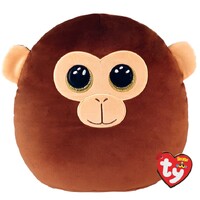 Beanie Boos Squish-a-Boo - Dunston the Brown Monkey 14"