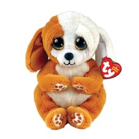 Beanie Babies - Ruggles the Brown & White Dog Regular