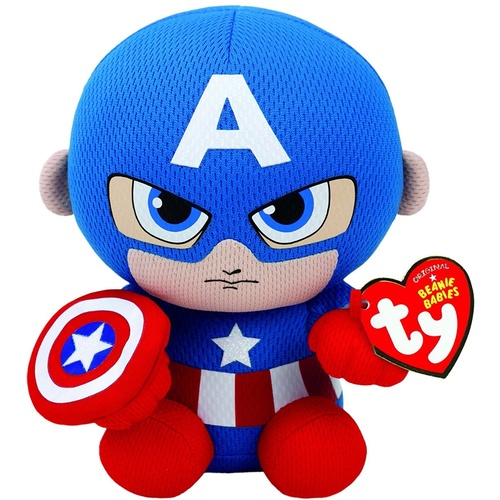 Beanie Babies - Marvel - Captain America Regular