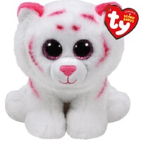 Beanie Babies - Tabor Pink And White Tiger Regular