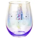 Holographic Stemless Glass - 21st