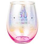 Holographic Stemless Glass - 50th