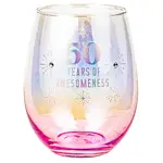 Holographic Stemless Glass - 50th