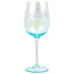 Holographic Wine Glass - 40th