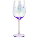 Holographic Wine Glass - 80th