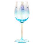 Holographic Wine Glass - Happy Birthday