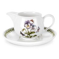 Portmeirion Botanic Garden - Gravy Boat and Stand - Pansy