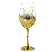Landmark Christmas Wine Glasses - Gin-gle