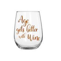 Stemless Age Gets Better Wine Glass