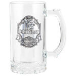 18th Birthday Badge Beer Stein