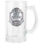 40th Birthday Badge Beer Stein