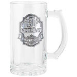 60th Birthday Badge Beer Stein