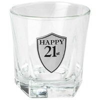 21st Birthday Whisky Glass