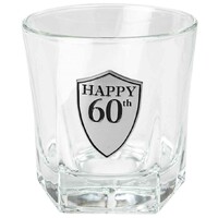 60th Birthday Whisky Glass