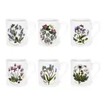 Portmeirion Botanic Garden - Breakfast Mugs - Mixed Motifs 0.26L (Set of 6)
