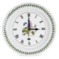Portmeirion Botanic Garden - Wall Clock - 25cm Garden Lilac