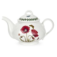 Portmeirion Botanic Garden - Romantic Teapot - 600ml Poppy