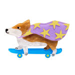 Erstwilder - Fan Favourites - Clarke the Crusading Corgi Brooch
