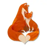 Erstwilder By Your Side - Through the Thicket Brooch Pair