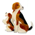 Erstwilder By Your Side - Paw by Paw Brooch Pair