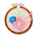Erstwilder Arts & Crafts - Stitched & Framed Brooch