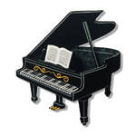 Erstwilder Arts & Crafts - Play It Again Brooch