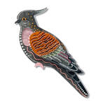 Erstwilder x Brooke Sutton - Kulupatji (Crested Pigeon) Brooch