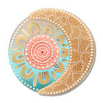 Erstwilder x Brooke Sutton - Pintjamu Tuntal Ritjinguthinha (Sun & Moon) Brooch