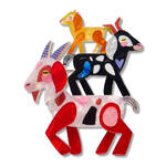 Erstwilder - Pete Cromer Fairy Tales - Goat Goals Brooch