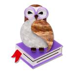 Erstwilder - 15th Anniversary Fan Favourites - Studious Snow Owl Brooch