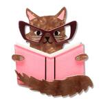 Erstwilder - 15th Anniversary Fan Favourites - Puss in Books Brooch