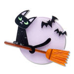 Erstwilder - Midnight Mischief - Familiar Flight Brooch