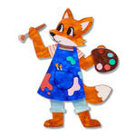 Erstwilder - Wild At Work - Fine Art Frankie Brooch