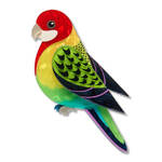 Erstwilder - Royal Botanic Gardens Victoria - Eastern Rosella Brooch