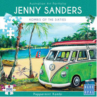 Blue Opal Jenny Sanders Puzzle - Peppermint Kombi 1000pc