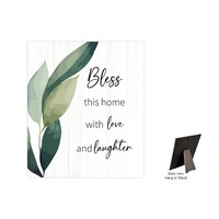 Bloom Ceramic Plaque - Bless This House