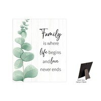 Bloom Ceramic Plaque - Family