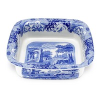 Spode Blue Italian - Square Rim Dish - 25cm
